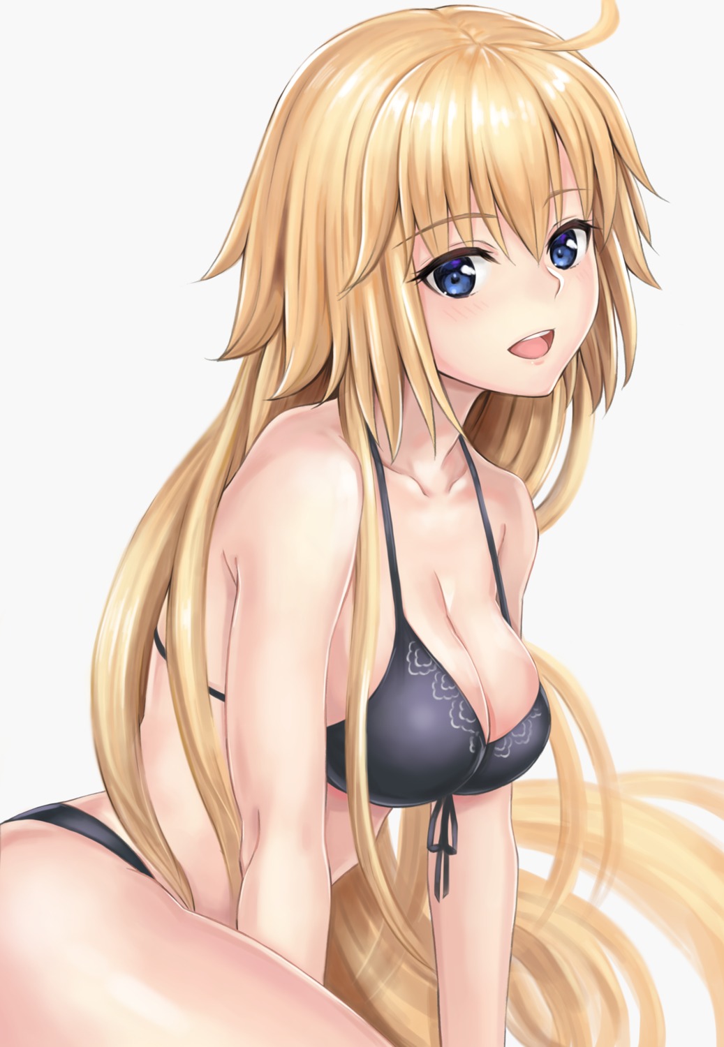 bikini cleavage fate/apocrypha fate/stay_night jeanne_d'arc jeanne_d'arc_(fate) shinno_arts swimsuits