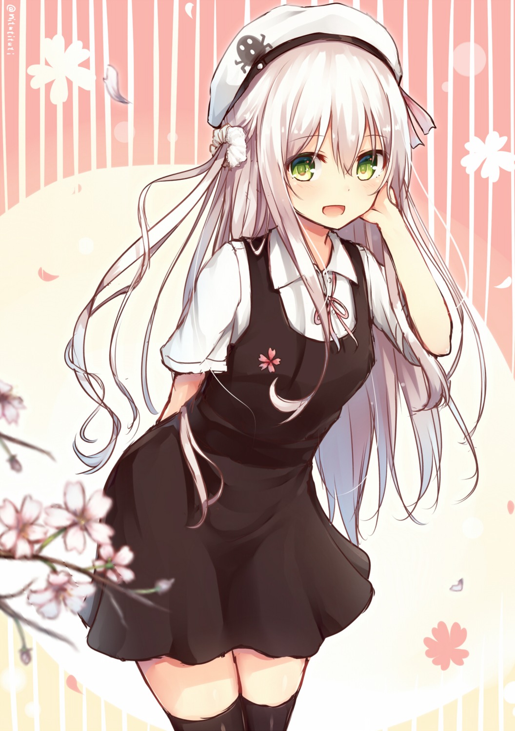 dress shiyake_mitoko thighhighs tsuchikure