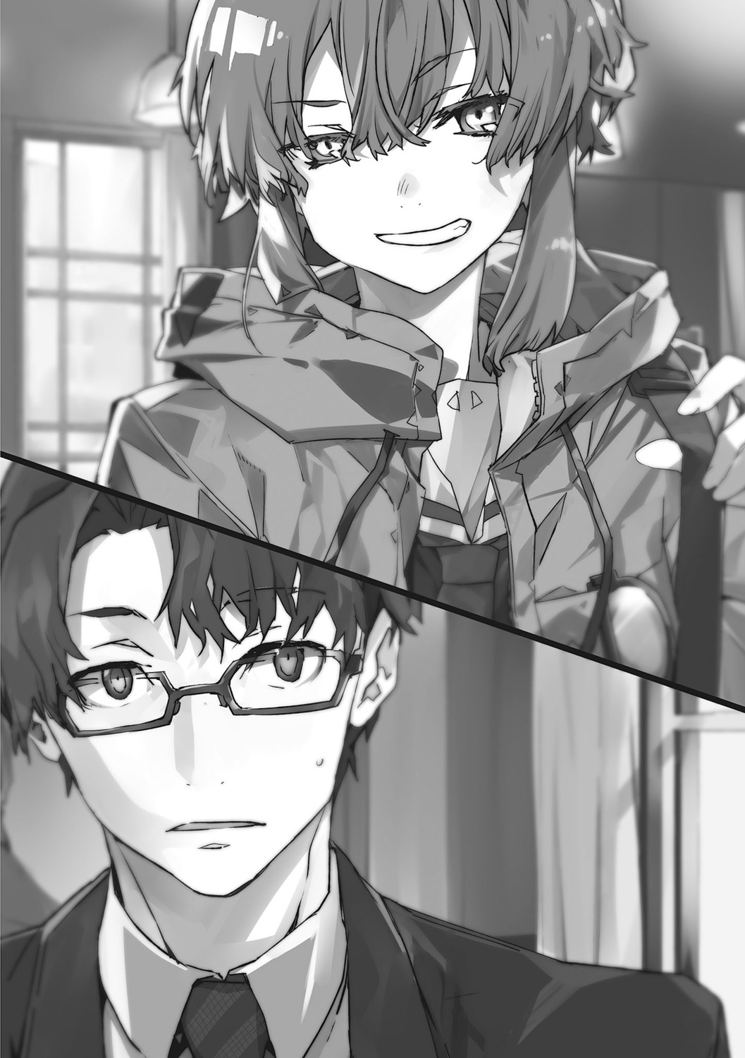 abec argo_(sword_art_online) kikuoka_seijirou megane monochrome sword_art_online