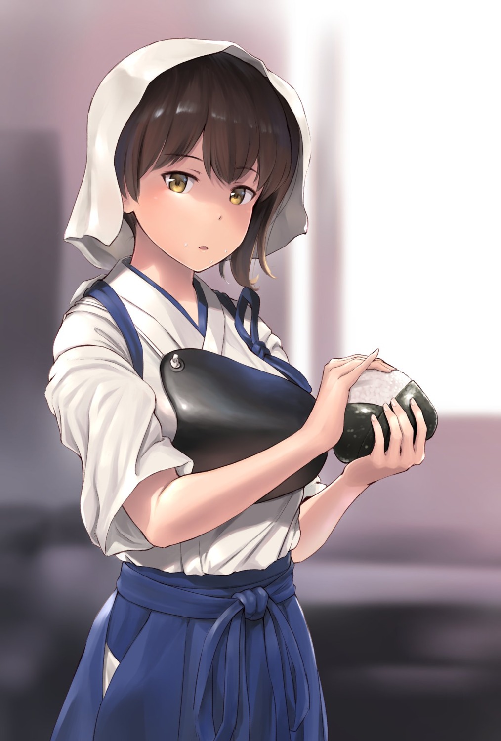 japanese_clothes kaga_(kancolle) kantai_collection wa_(genryusui)