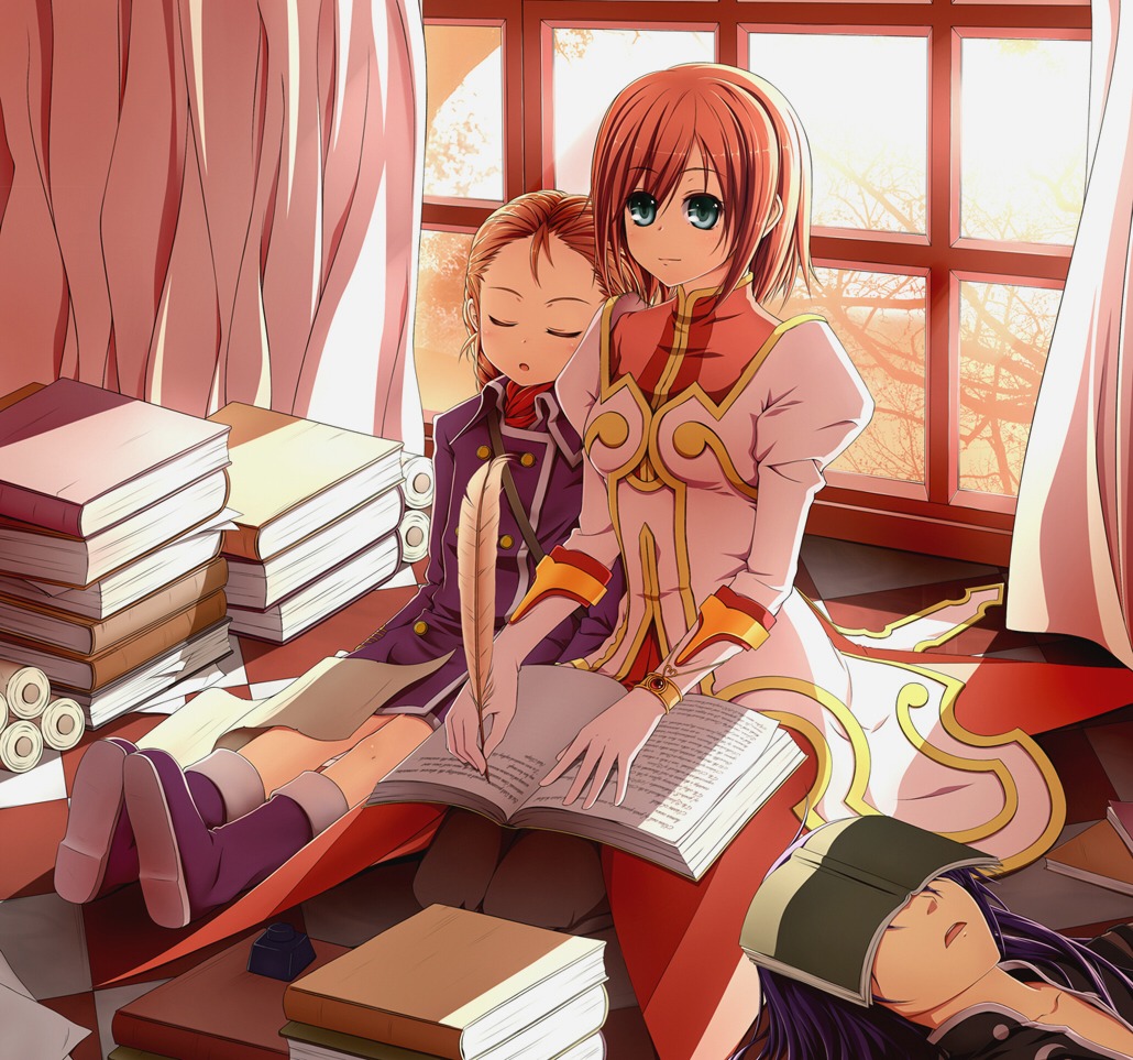 estellise_sidos_heurassein nekoro patty_fluer tales_of tales_of_vesperia yuri_lowell