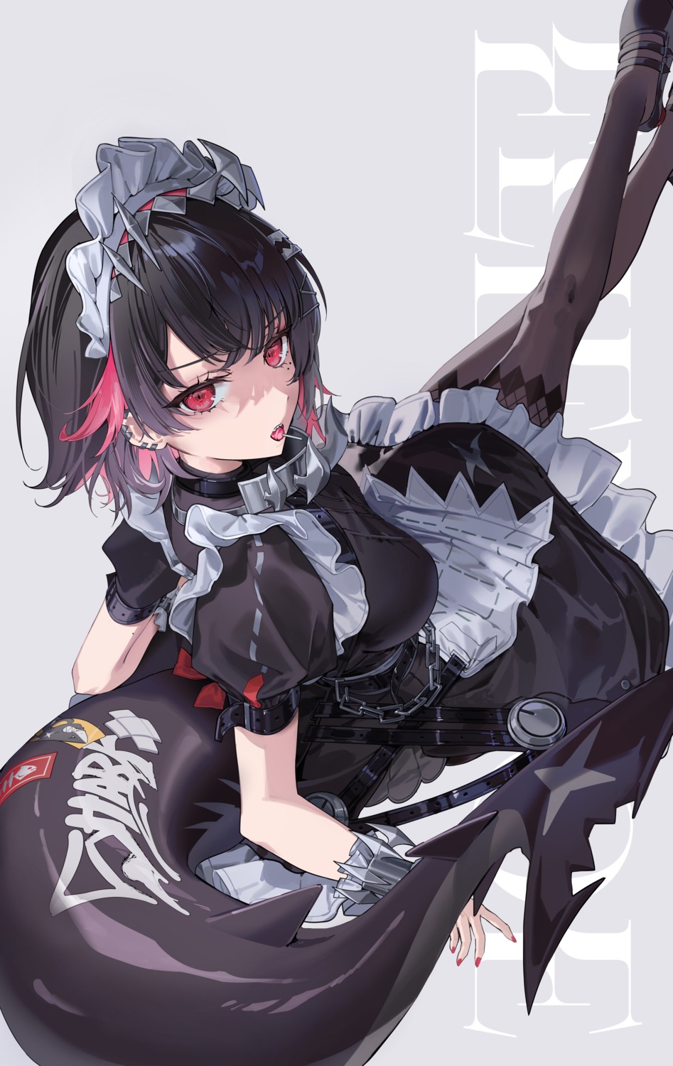 chii_(chiiriring) ellen_joe heels maid pantyhose tail zenless_zone_zero