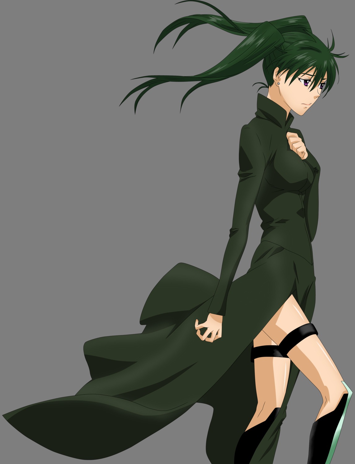 d.gray-man lenalee_lee transparent_png vector_trace