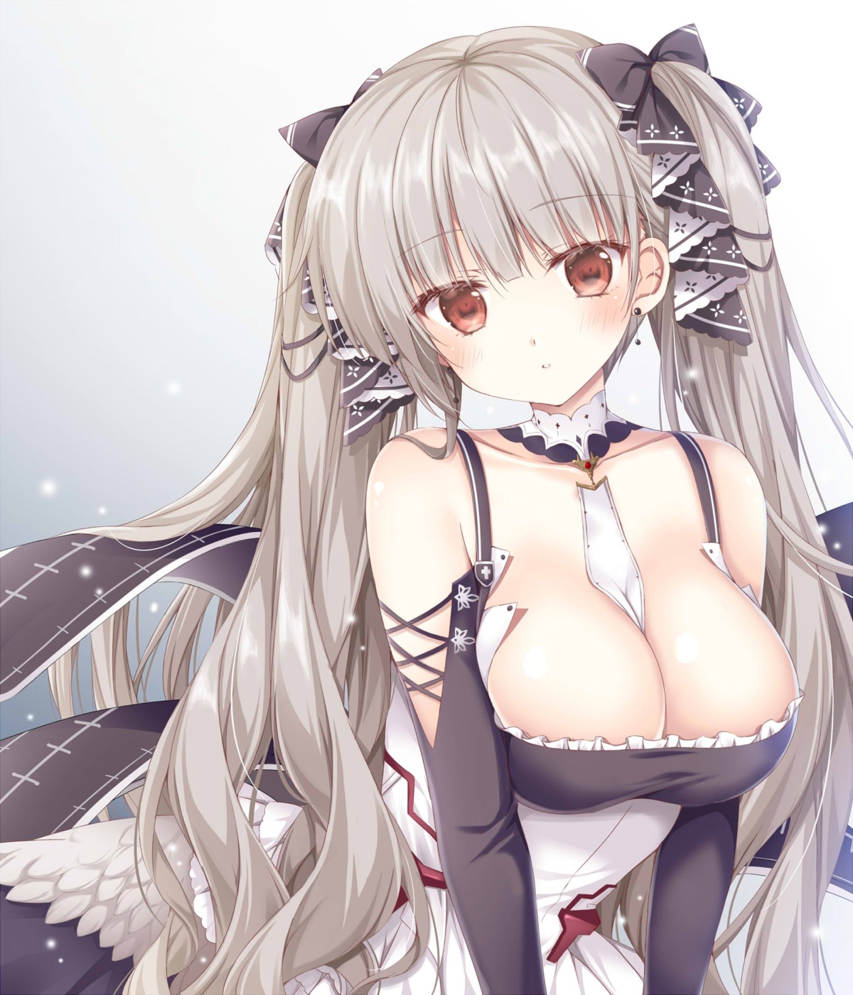 azur_lane formidable_(azur_lane) gothic_lolita korie_riko lolita_fashion no_bra