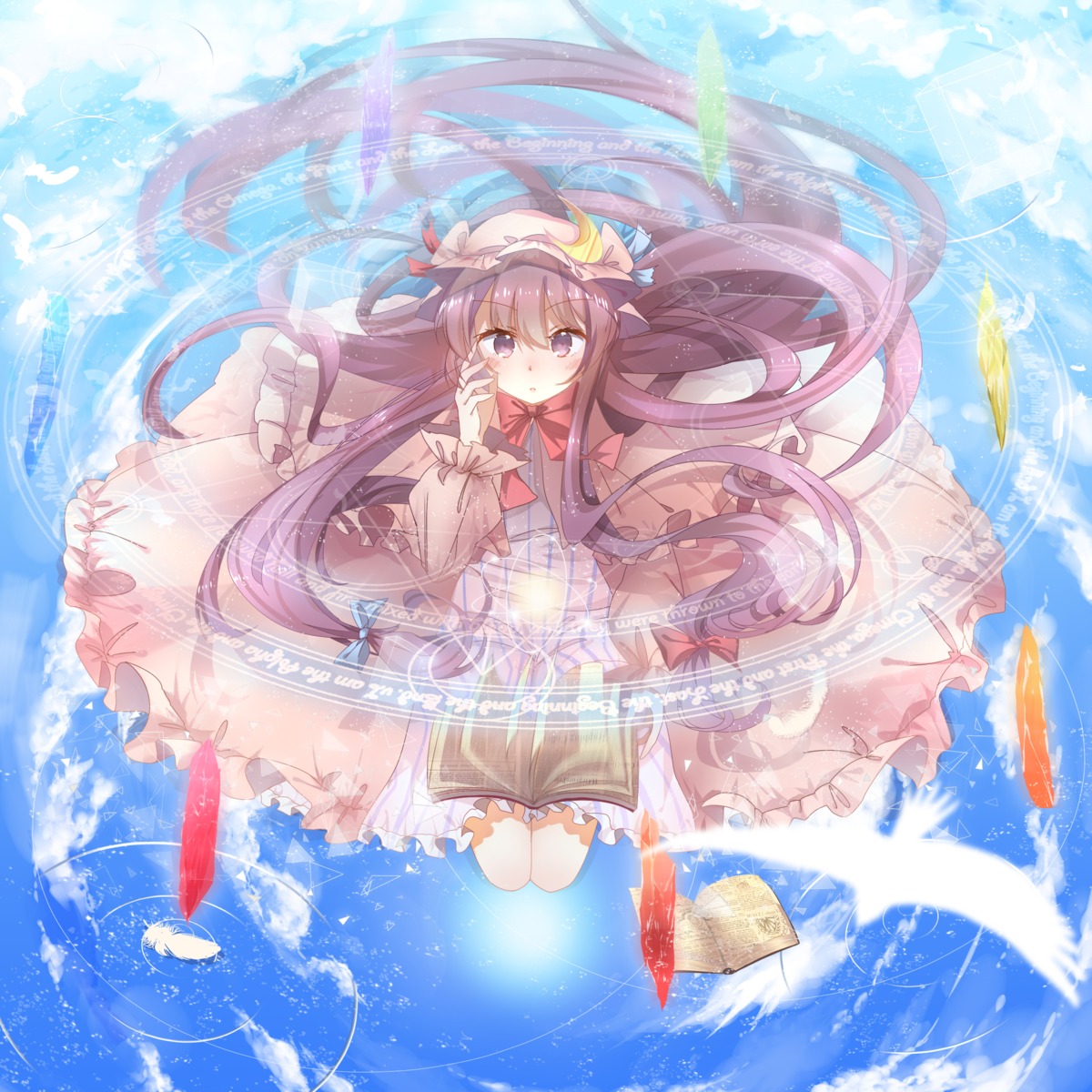 3000kojun dress patchouli_knowledge touhou