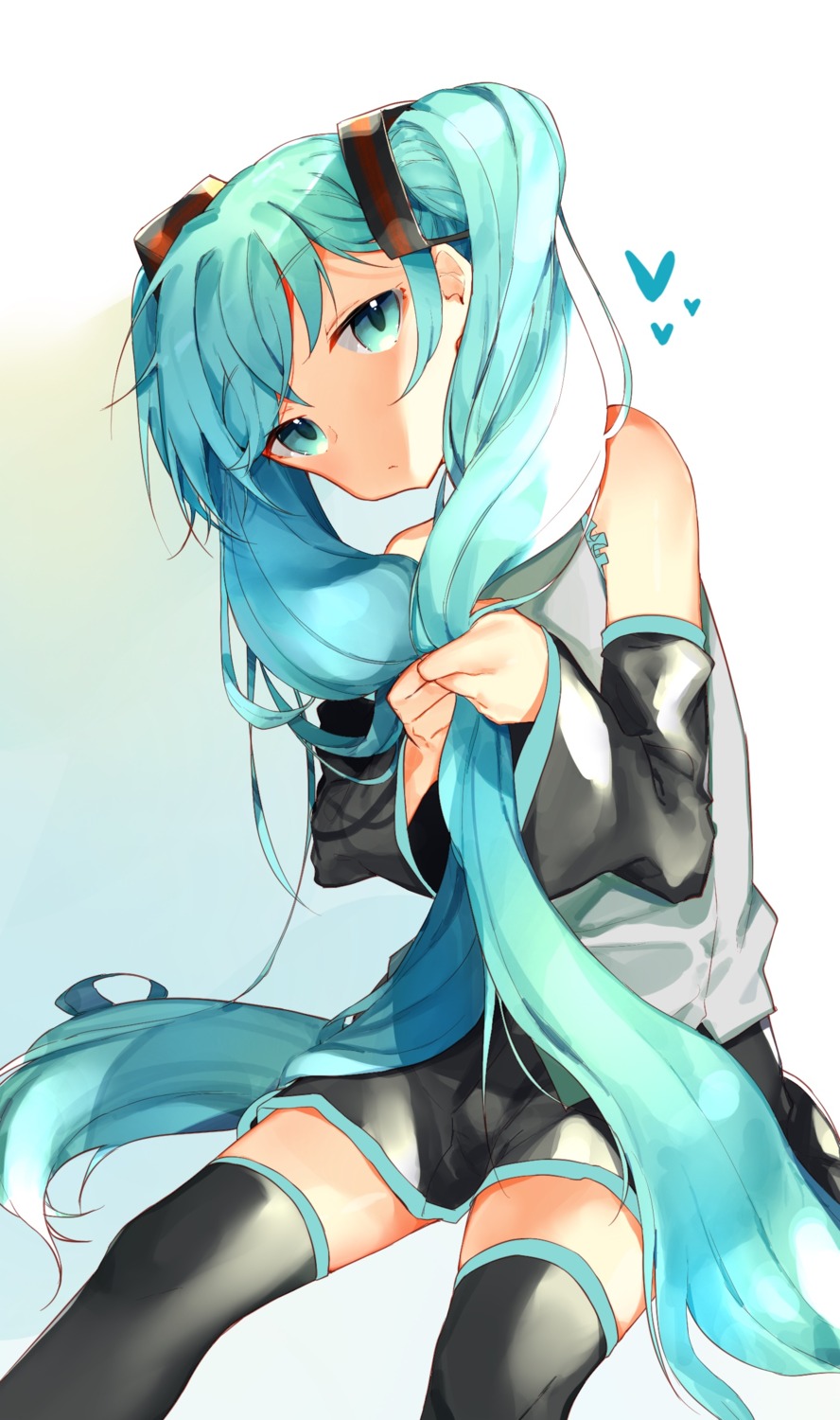 hatsune_miku sasahara_taruto thighhighs vocaloid