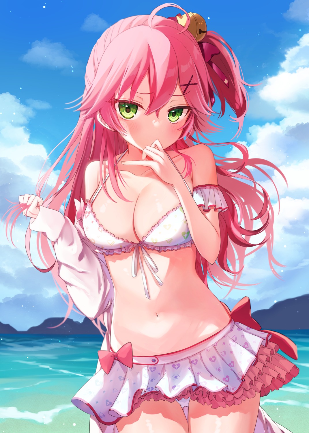 bikini hololive ineka sakura_miko swimsuits