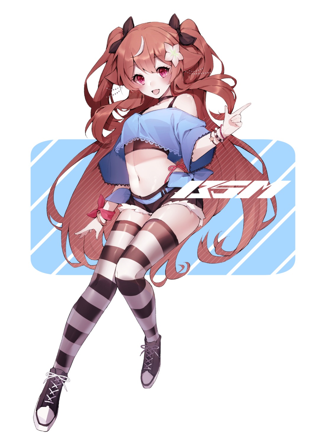 indie_virtual_youtuber lilya_kyomi_(fiwivt) tagme thighhighs