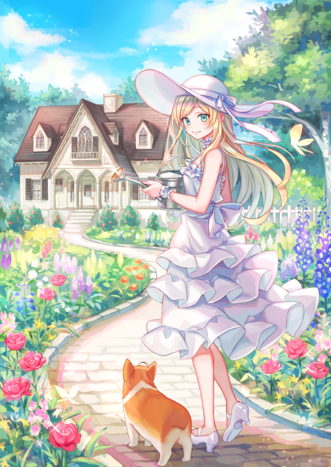 dress heels summer_dress zoff_(daria)