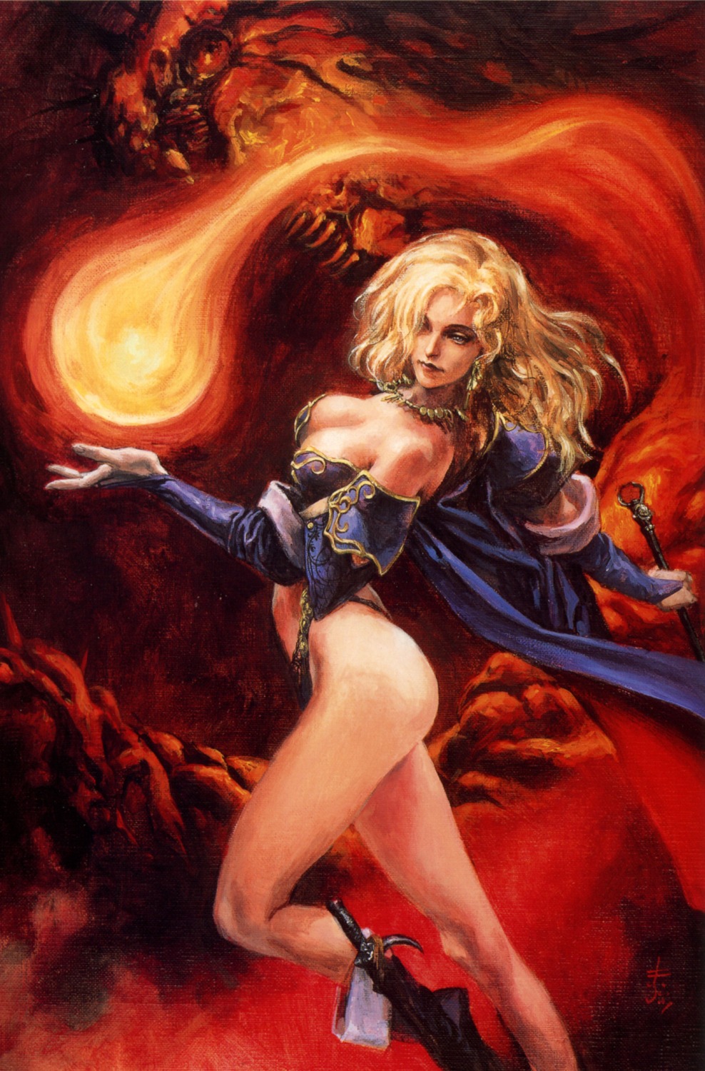 bikini brandish_~the_dark_revenant~ cleavage dela_delon falcom swimsuits terada_katsuya