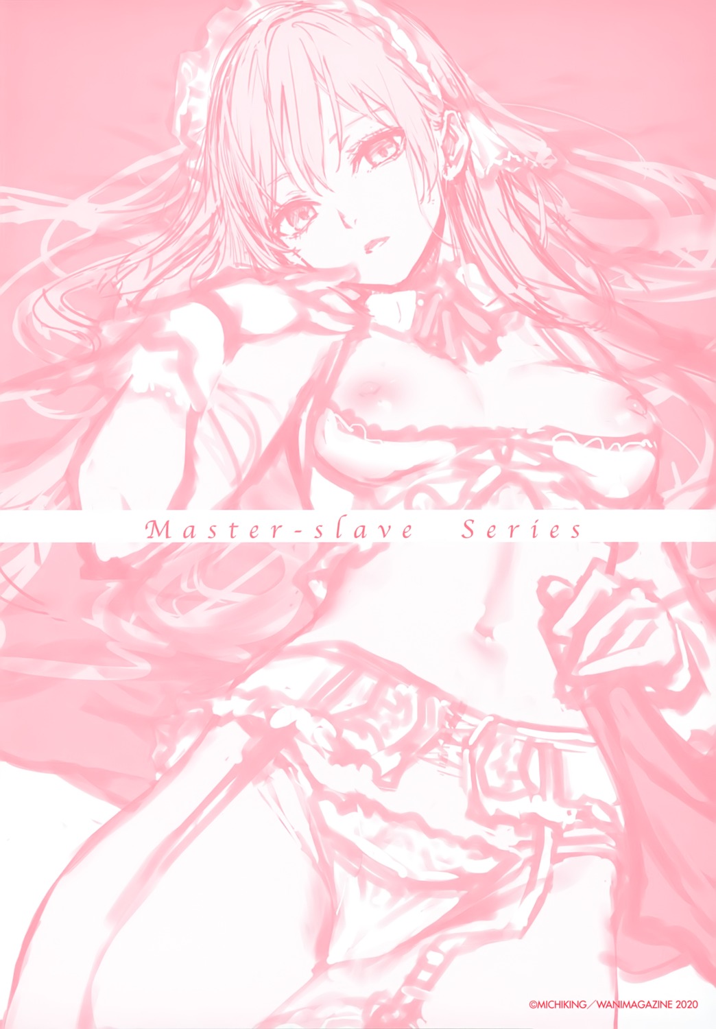 bra breasts garter_belt lingerie michiking monochrome nipples pantsu sketch stockings thighhighs