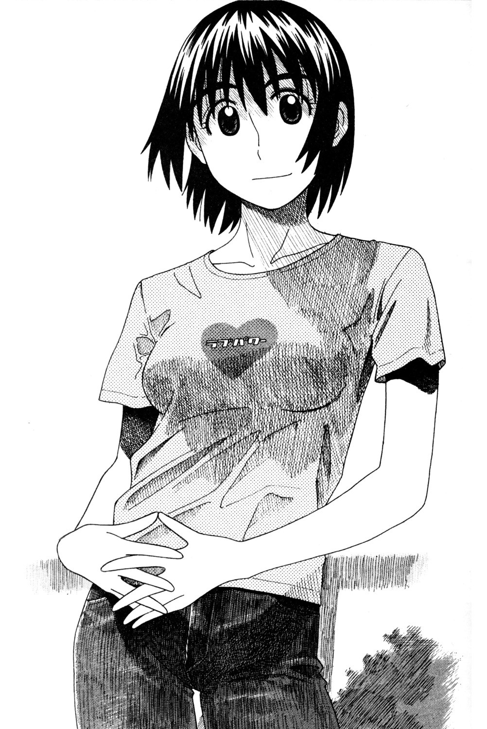 ayase_fuuka azuma_kiyohiko monochrome yotsubato!