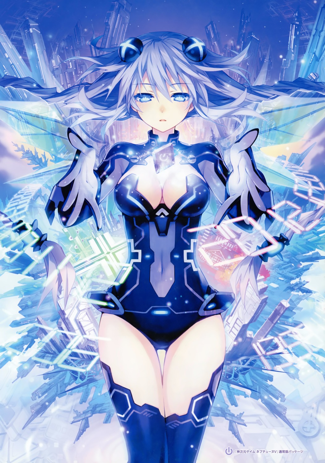 choujigen_game_neptune kami_jigen_game_neptune_v purple_heart tsunako