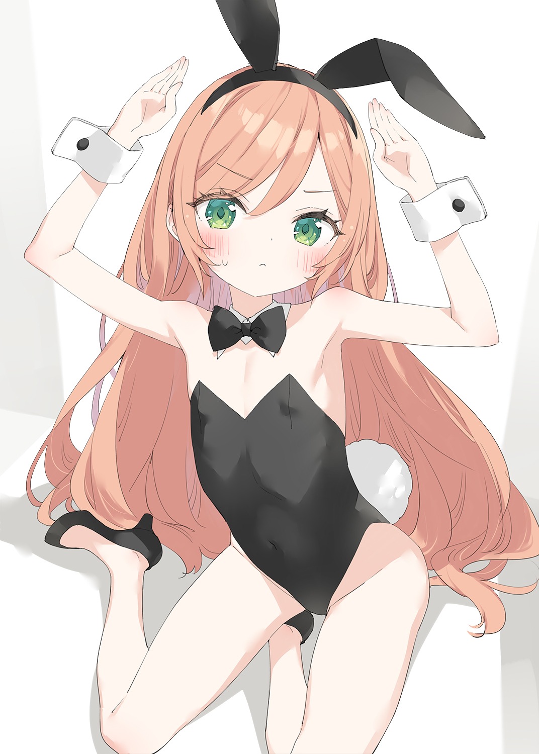 animal_ears bunny_ears bunny_girl erect_nipples heels kani_biimu loli minazuki_sarami no_bra tail