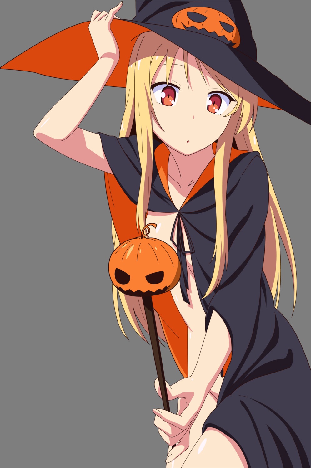 fujii_masahiro halloween naked_cape sakura-sou_no_pet_na_kanojo shiina_mashiro transparent_png witch