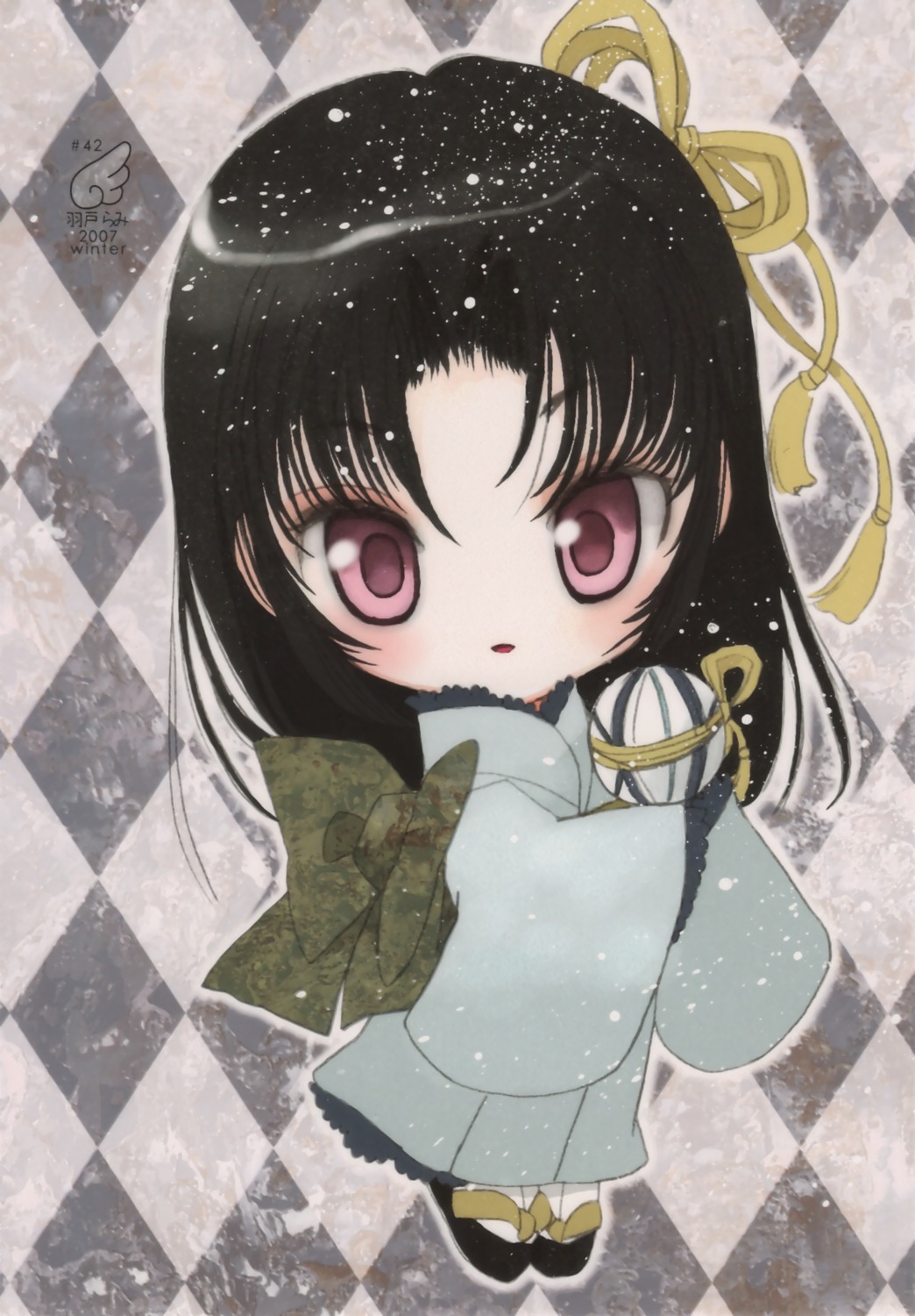 chibi hato_no_tamago kimono rami