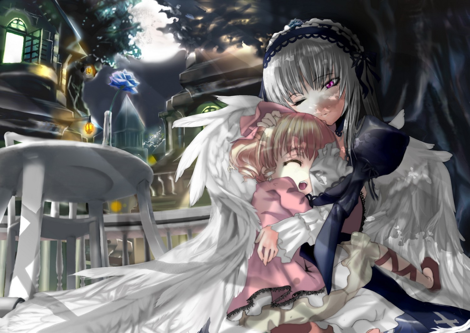 dress gothic_lolita hina_ichigo houen lolita_fashion rozen_maiden suigintou wings