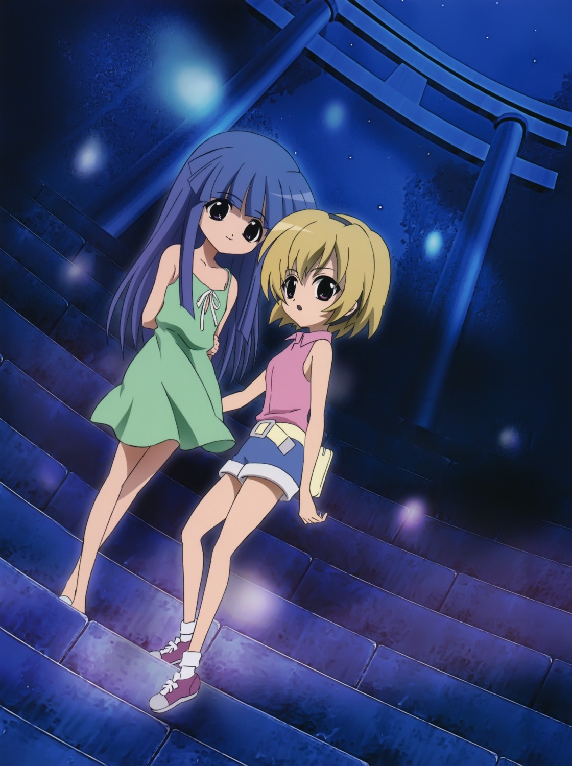 dress furude_rika higurashi_no_naku_koro_ni houjou_satoko sakai_kyuuta summer_dress