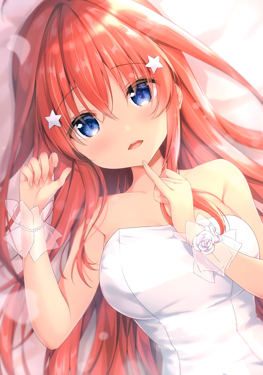 5-toubun_no_hanayome ame_usagi amedama_con dress nakano_itsuki wedding_dress