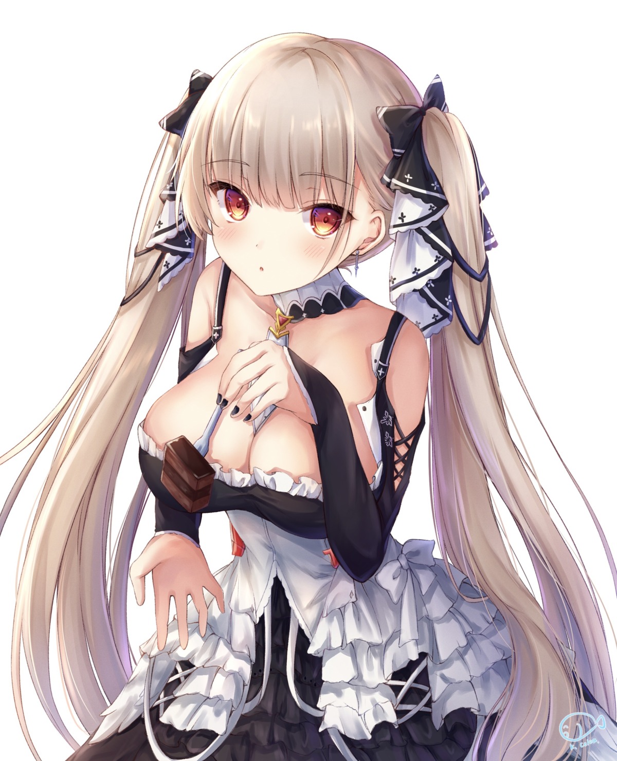 azur_lane formidable_(azur_lane) gothic_lolita kiri_serea lolita_fashion no_bra