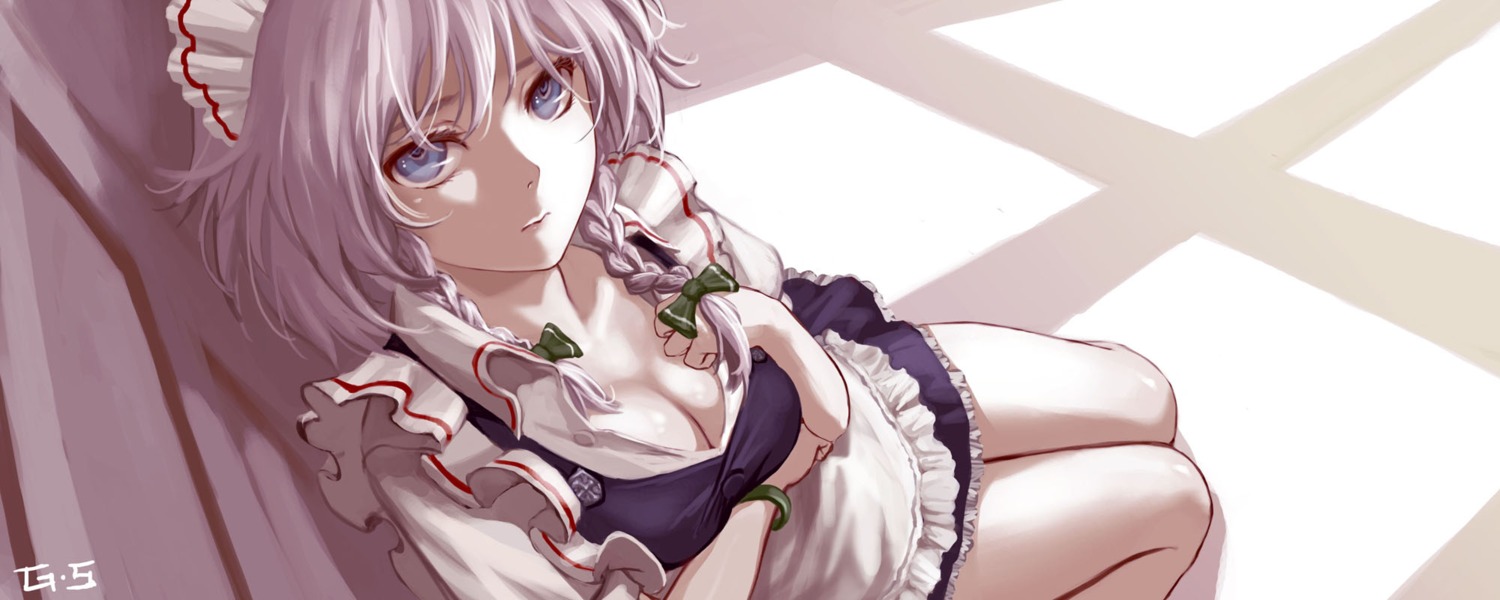 cleavage g_scream izayoi_sakuya maid touhou