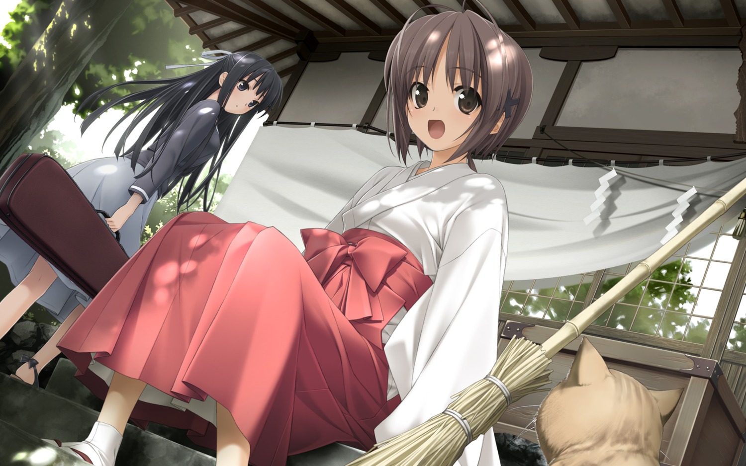 amatsume_akira hashimoto_takashi migiwa_kazuha miko neko possible_duplicate sphere yosuga_no_sora