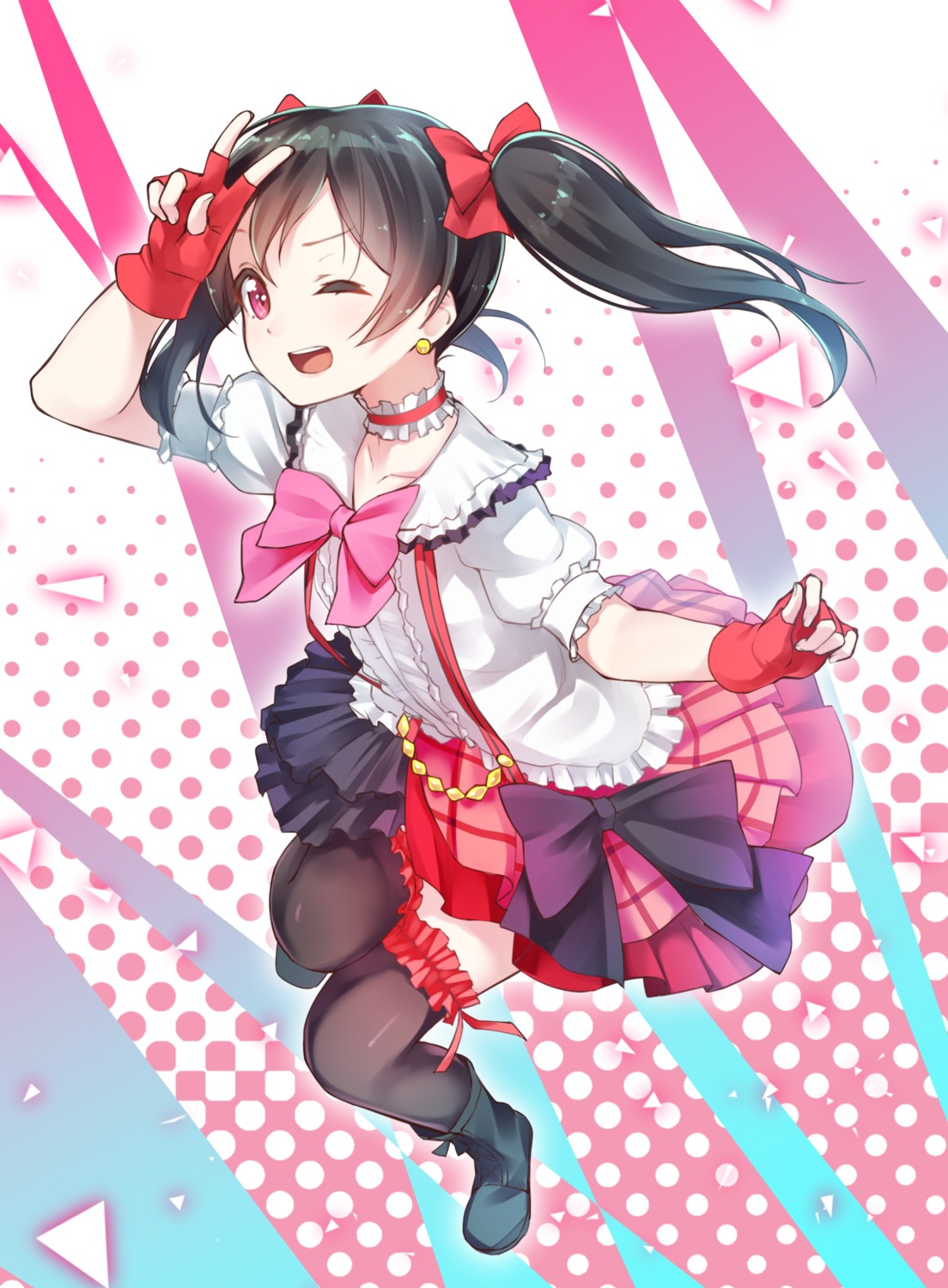 love_live! ninnzinn thighhighs yazawa_nico