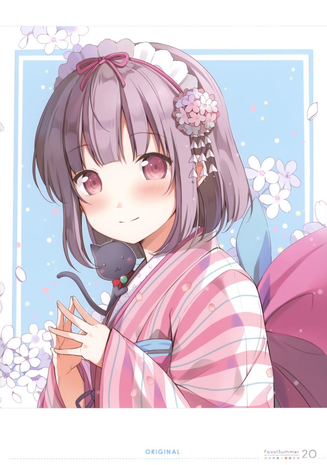 6u eternal_land kimono neko