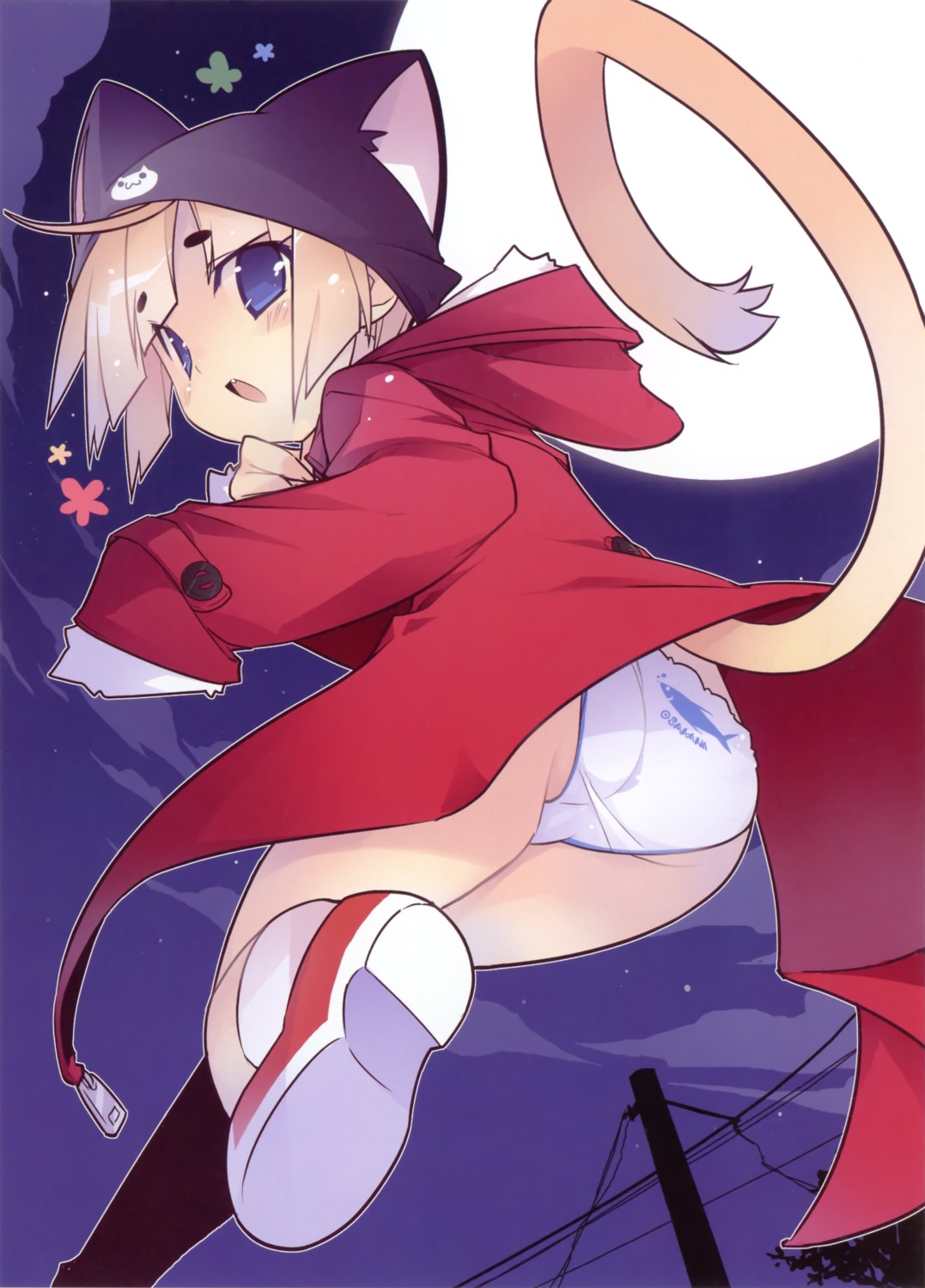 animal_ears kotamaru loli nekomimi pantsu tail