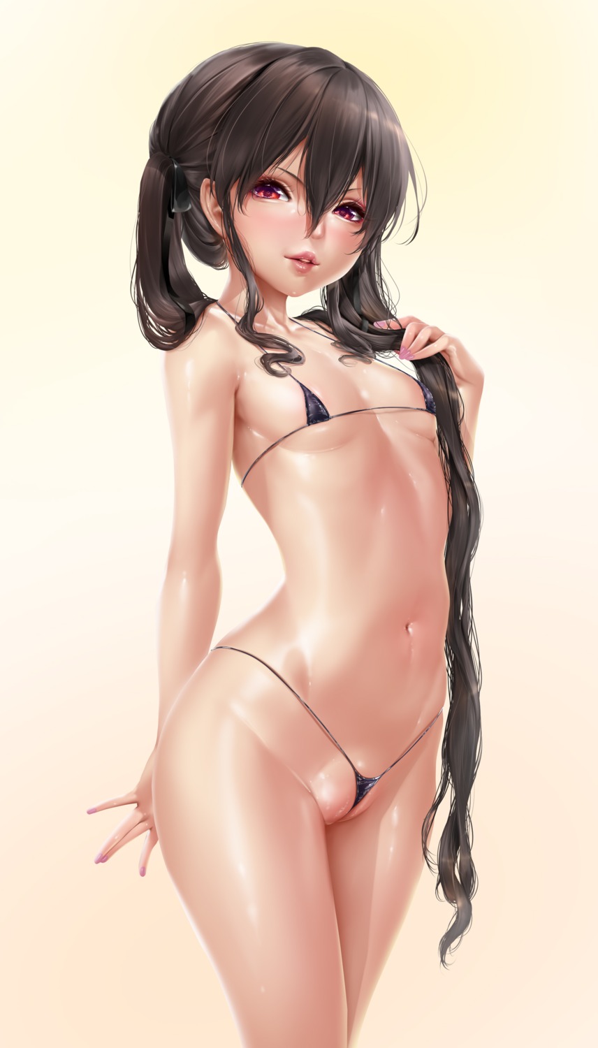 bikini loli niro pussy swimsuits thong