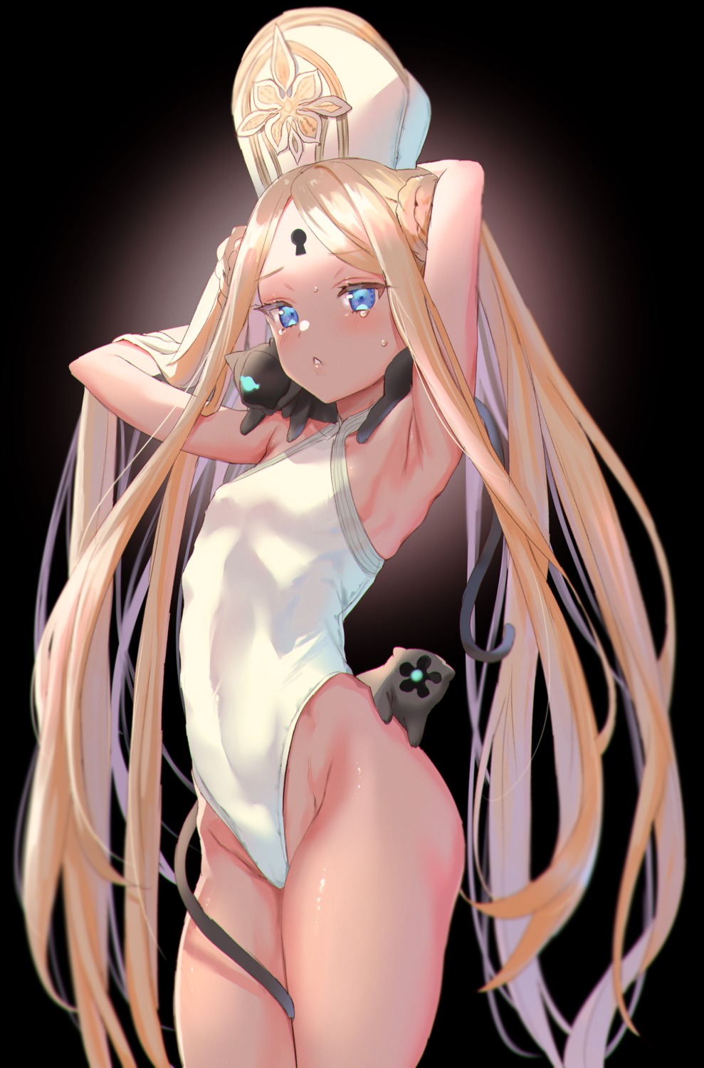 abigail_williams_(fate) bishooji cameltoe fate/grand_order leotard loli neko