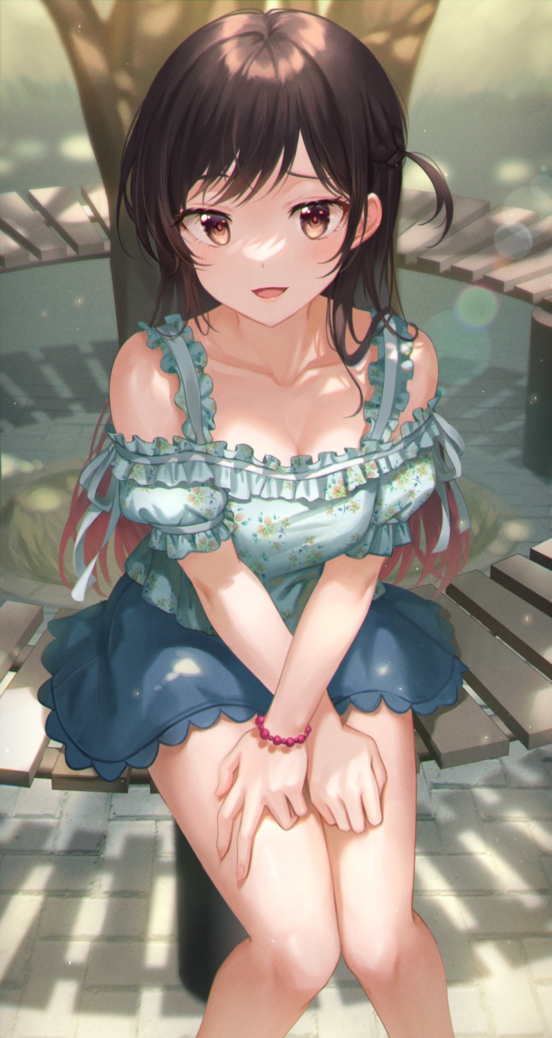 cleavage kanojo_okarishimasu mizuhara_chizuru skirt_lift tokkyu