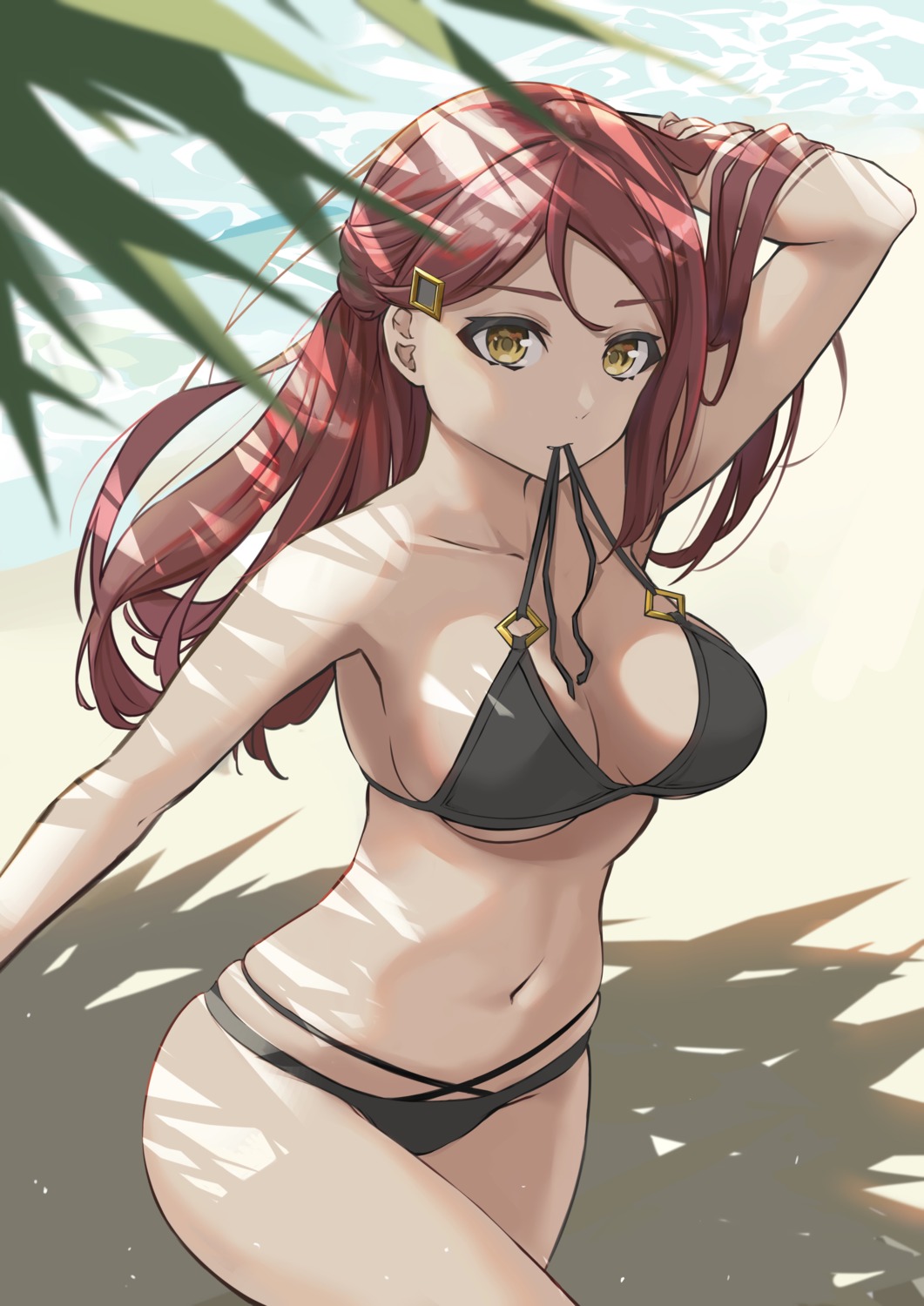 akiki bikini love_live!_sunshine!! sakurauchi_riko swimsuits underboob