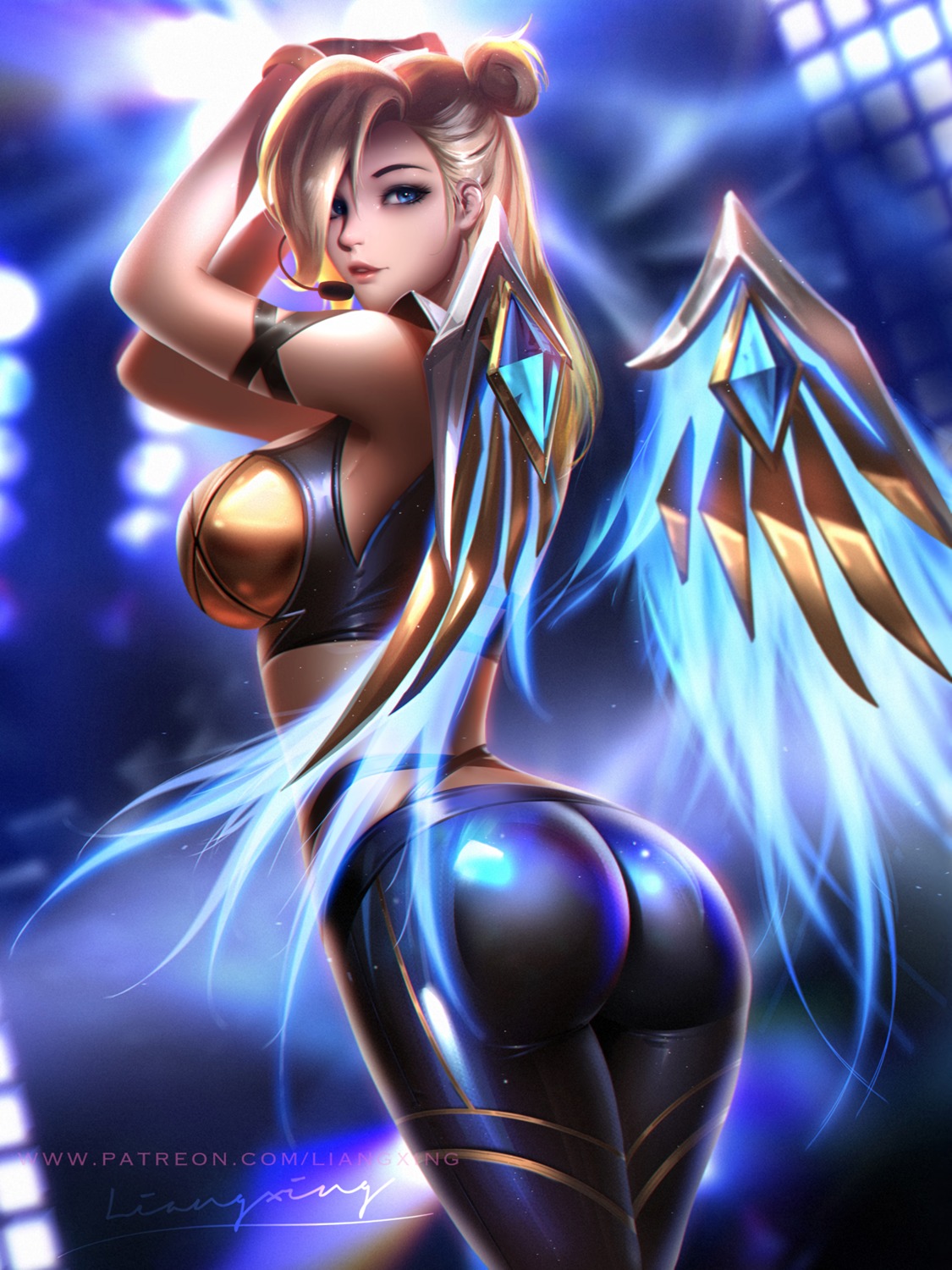 ass liang_xing mercy_(overwatch) overwatch wings