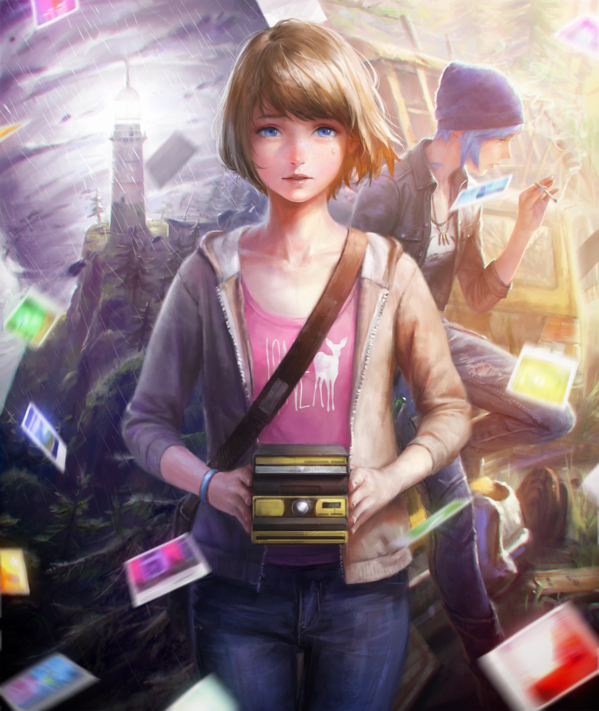 chloe_price life_is_strange maxine_caulfield nababa smoking