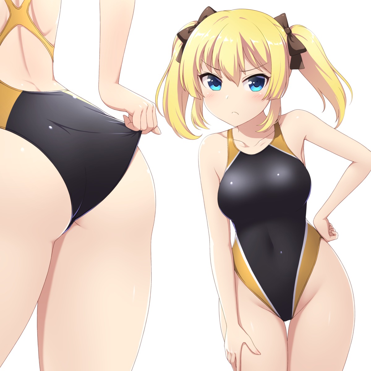 ass battle_girl_high_school kougami_kanon pataneet swimsuits