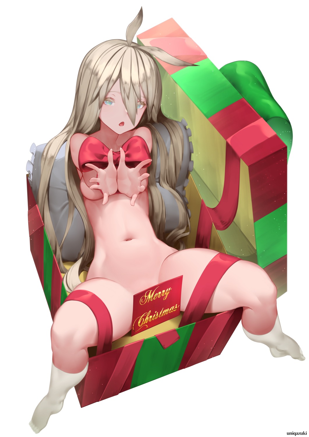 christmas naked_ribbon uniqazuki