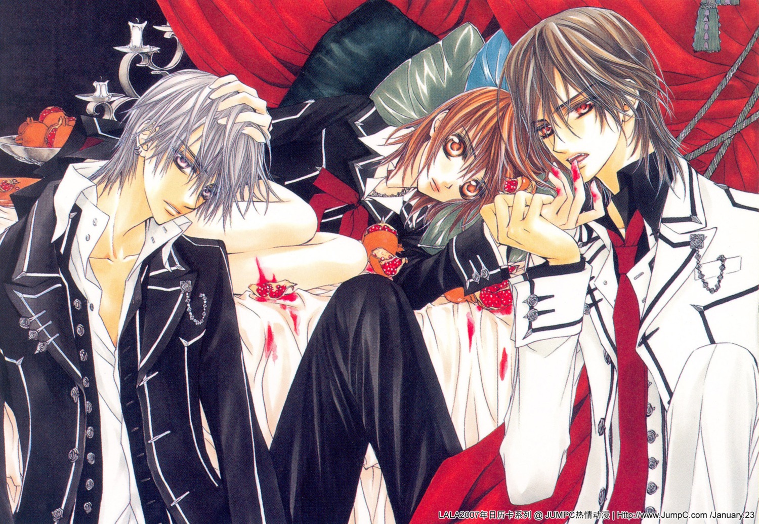 cross_yuuki hino_matsuri kiryuu_zero kuran_kaname screening vampire_knight