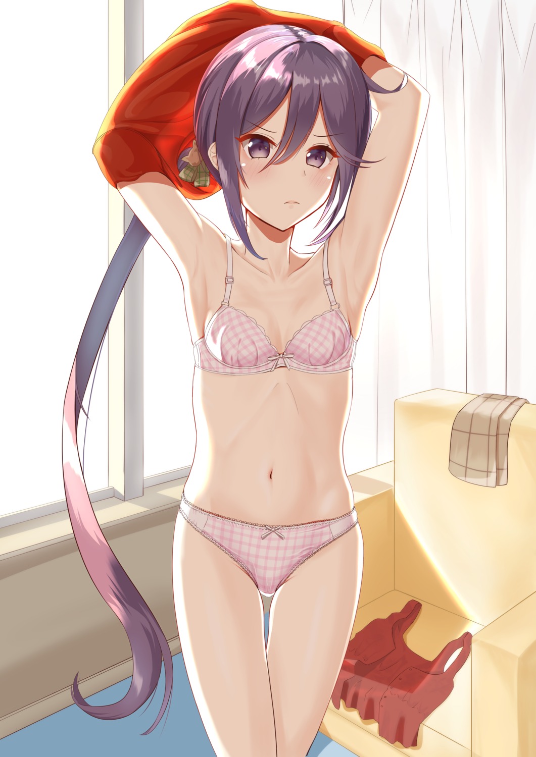 akebono_(kancolle) bra cameltoe cleavage kantai_collection pantsu undressing zuki