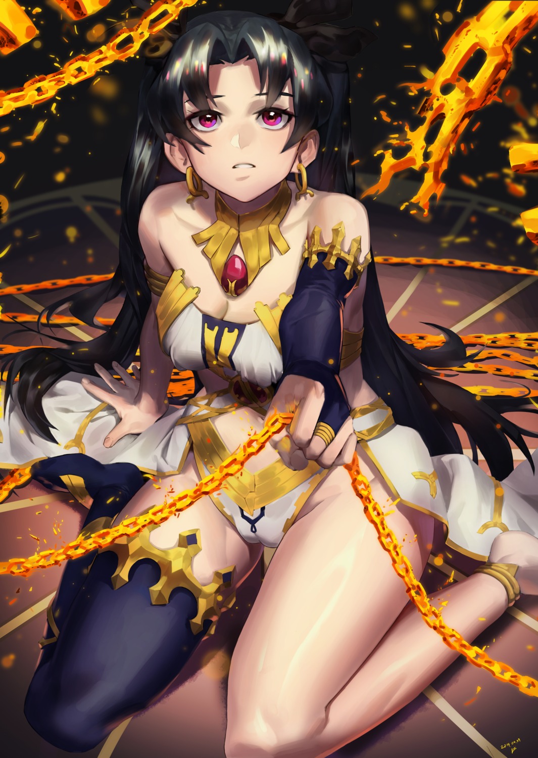 bikini_armor cameltoe cleavage fate/grand_order ishtar_(fate/grand_order) thighhighs uronte