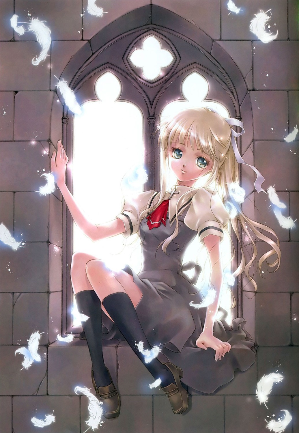 air kamio_misuzu minakami_kaori seifuku