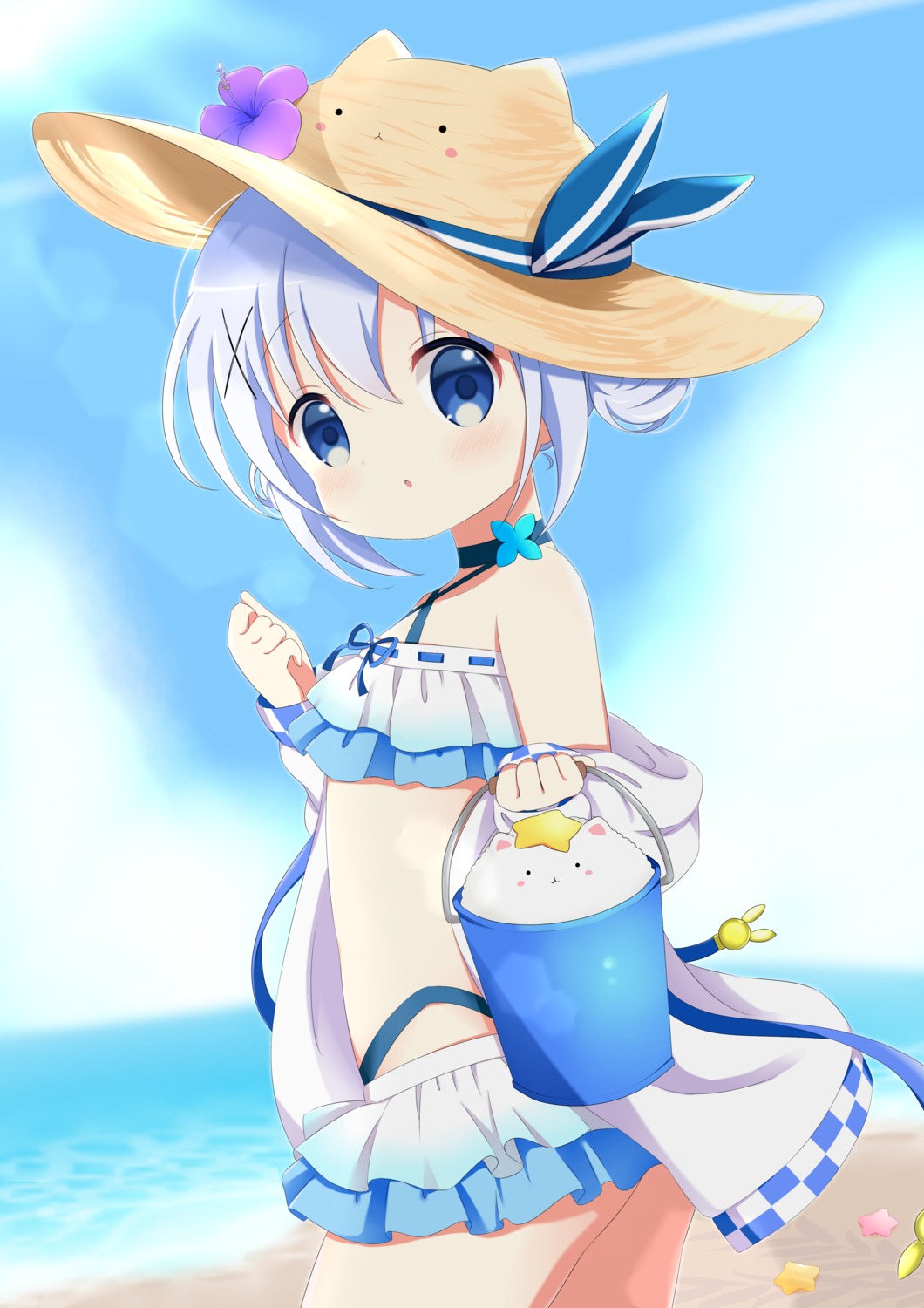 bikini gochuumon_wa_usagi_desu_ka? kafuu_chino loli swimsuits tagme