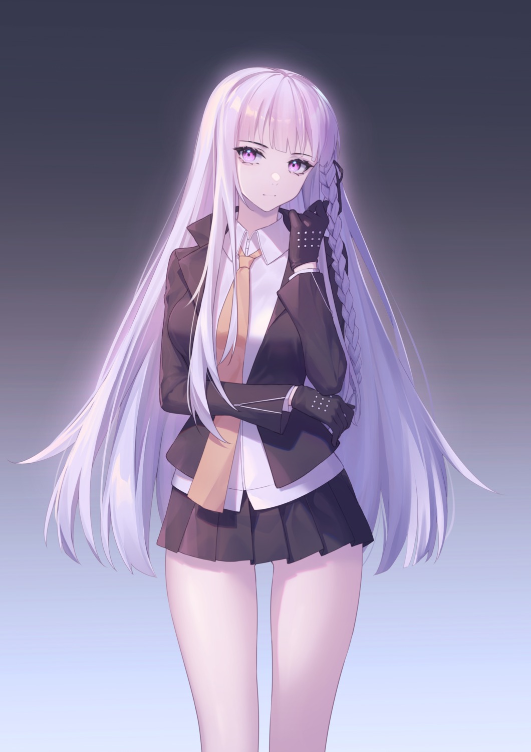 dangan-ronpa kirby_d_a kirigiri_kyouko seifuku