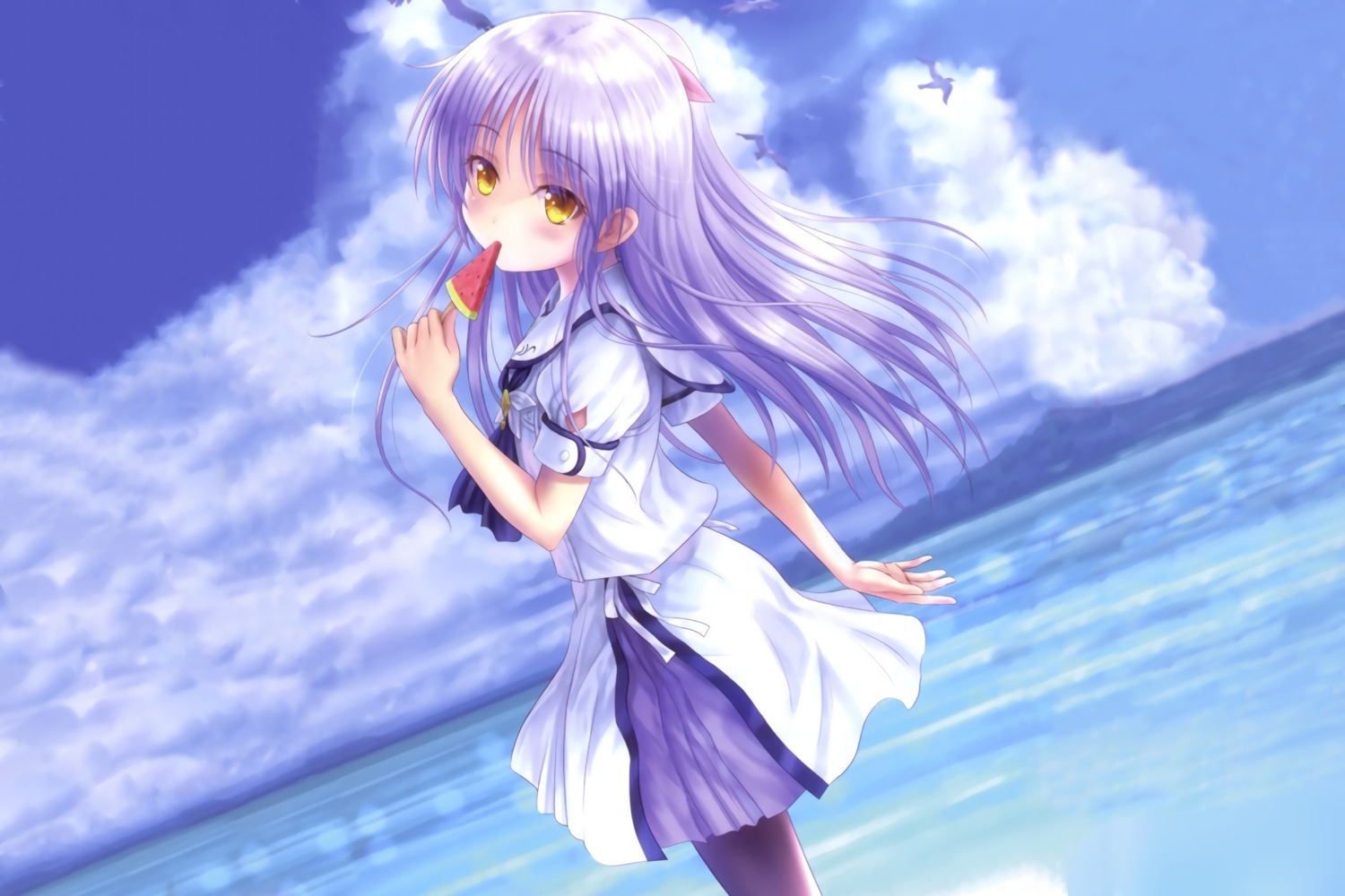 angel_beats! cosplay goto-p key naruse_shiroha seifuku summer_pockets tenshi