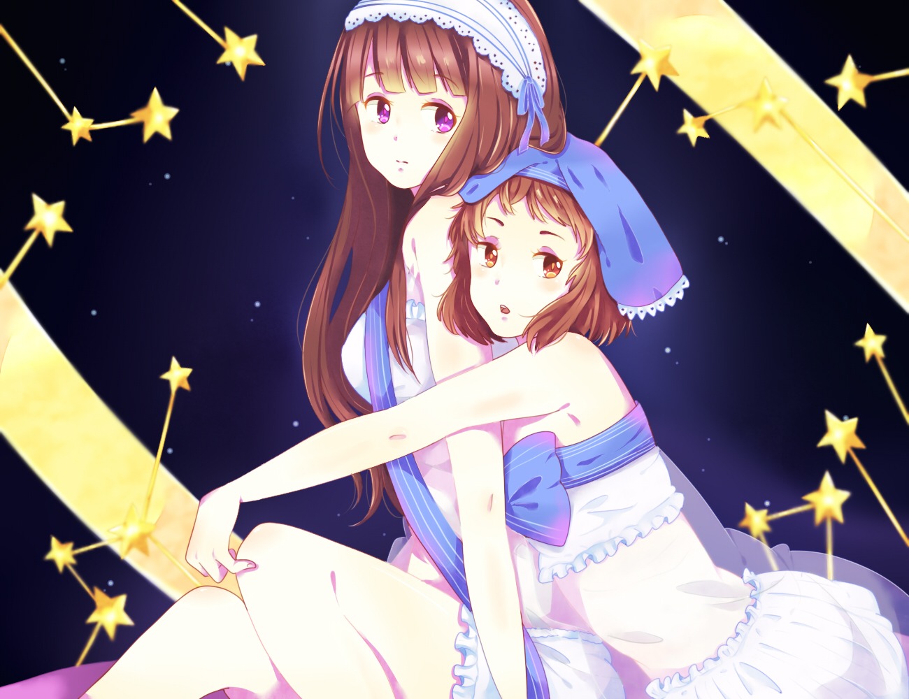 chitanda_eru dress hyouka ibara_mayaka oyu_yazume see_through