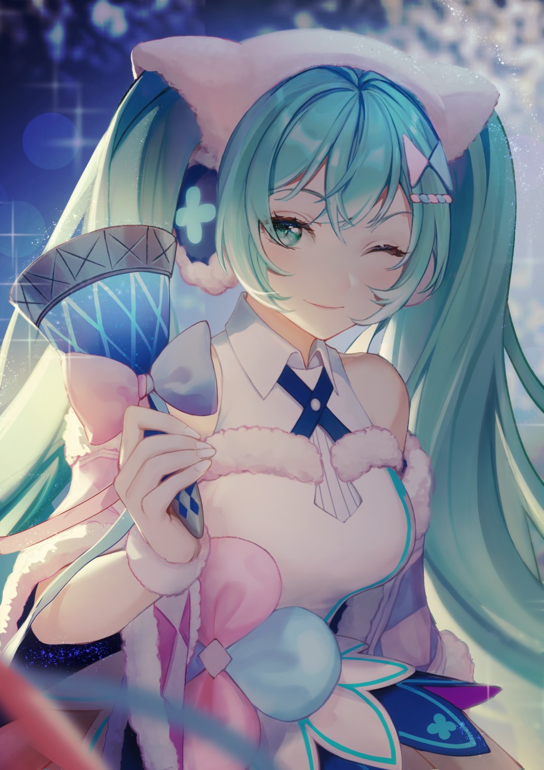 ant_(4567891011) dress hatsune_miku magical_mirai vocaloid