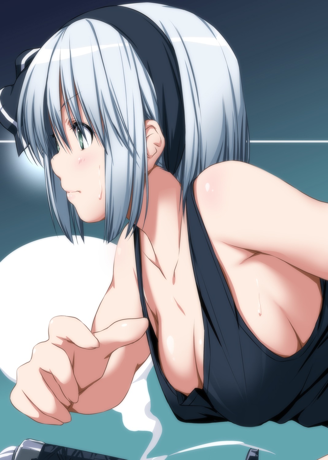 cleavage konpaku_youmu no_bra nori_tamago touhou