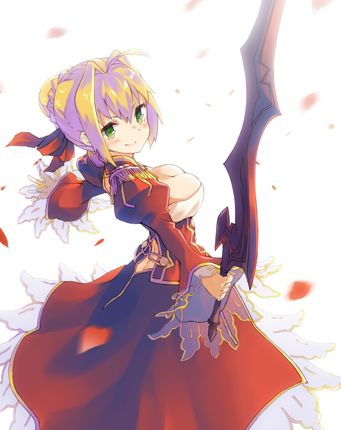 fate/extra fate/grand_order fate/stay_night nuqura saber_extra sword