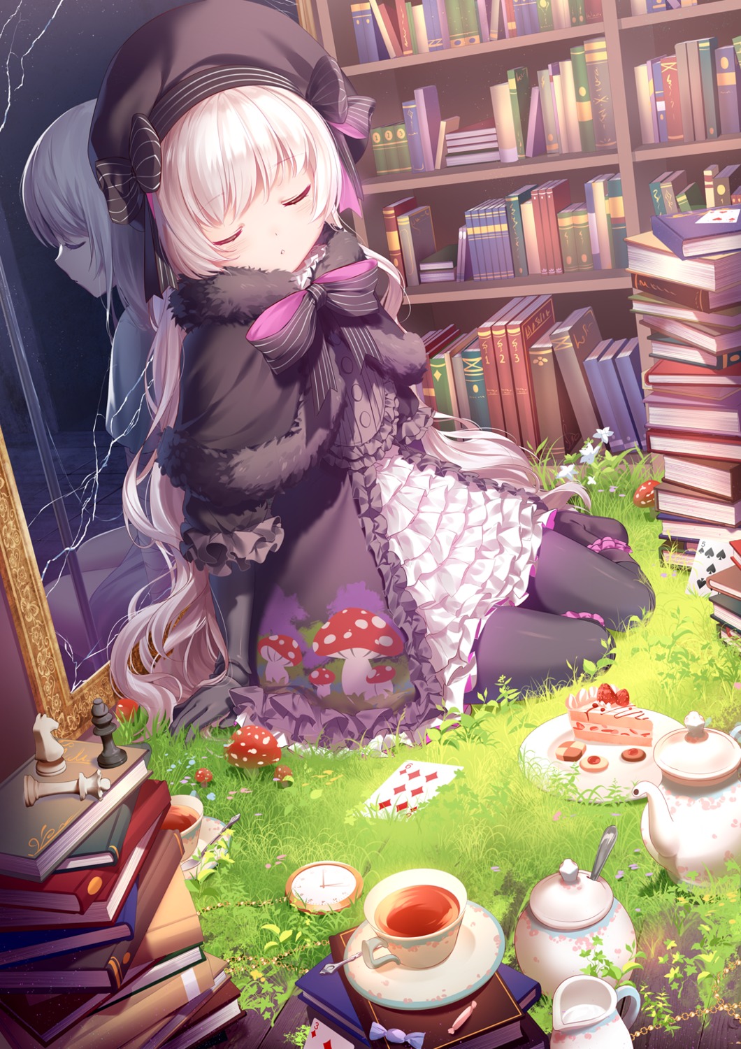 fate/extra fate/grand_order fate/stay_night gothic_lolita lolita_fashion nursery_rhyme_(fate/extra) pantyhose rimuu