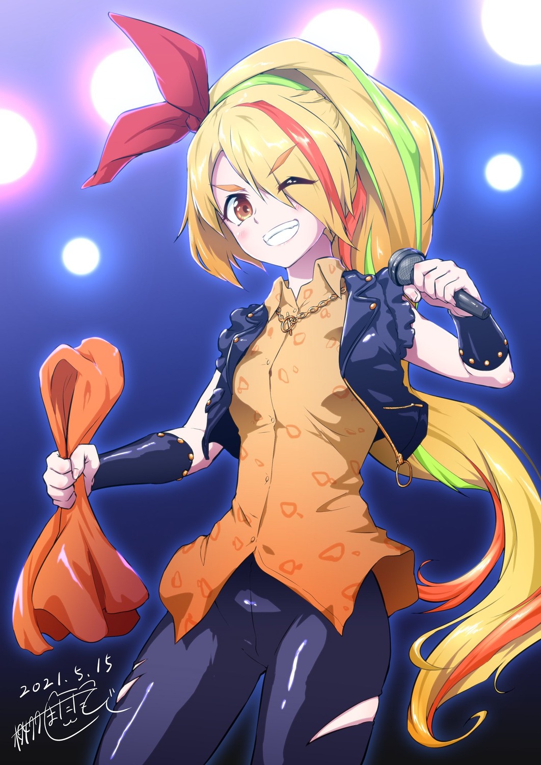 matatabi_(karukan222) nikaido_saki torn_clothes zombieland_saga